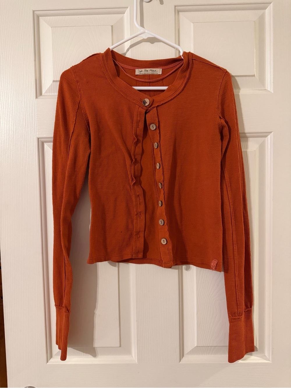 Free People We The Free "It's On" ribbed cardigan - size M (fits small)